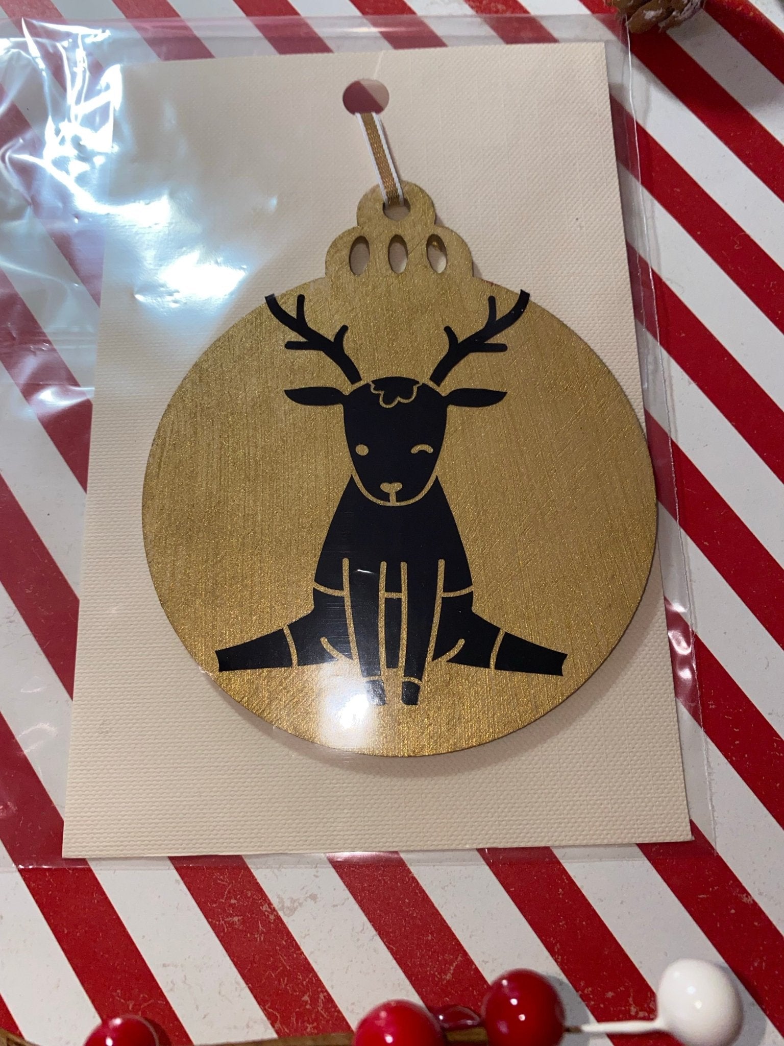 Reindeer Ornament - Merlscreations