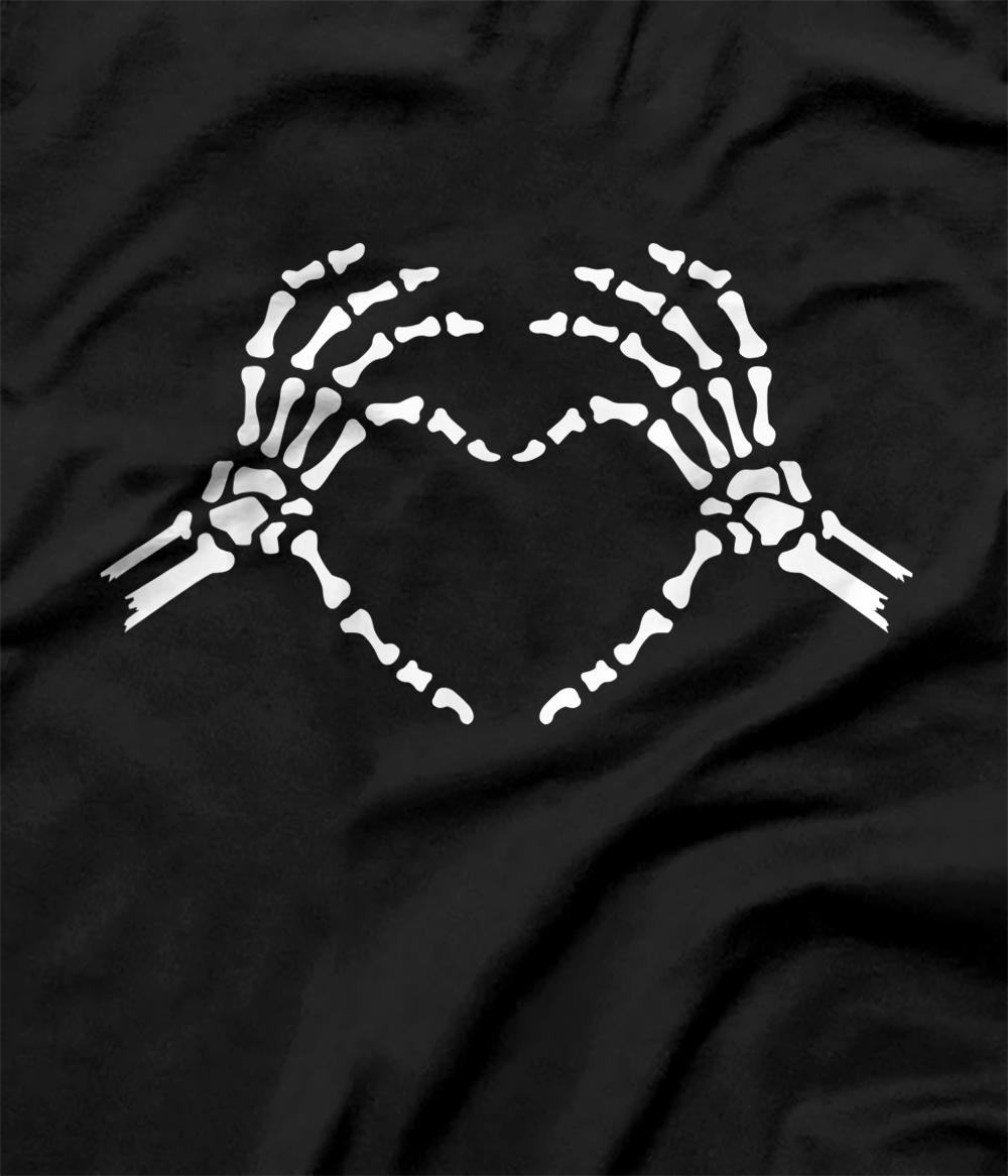 Skeleton Heart T-Shirt - Merlscreations