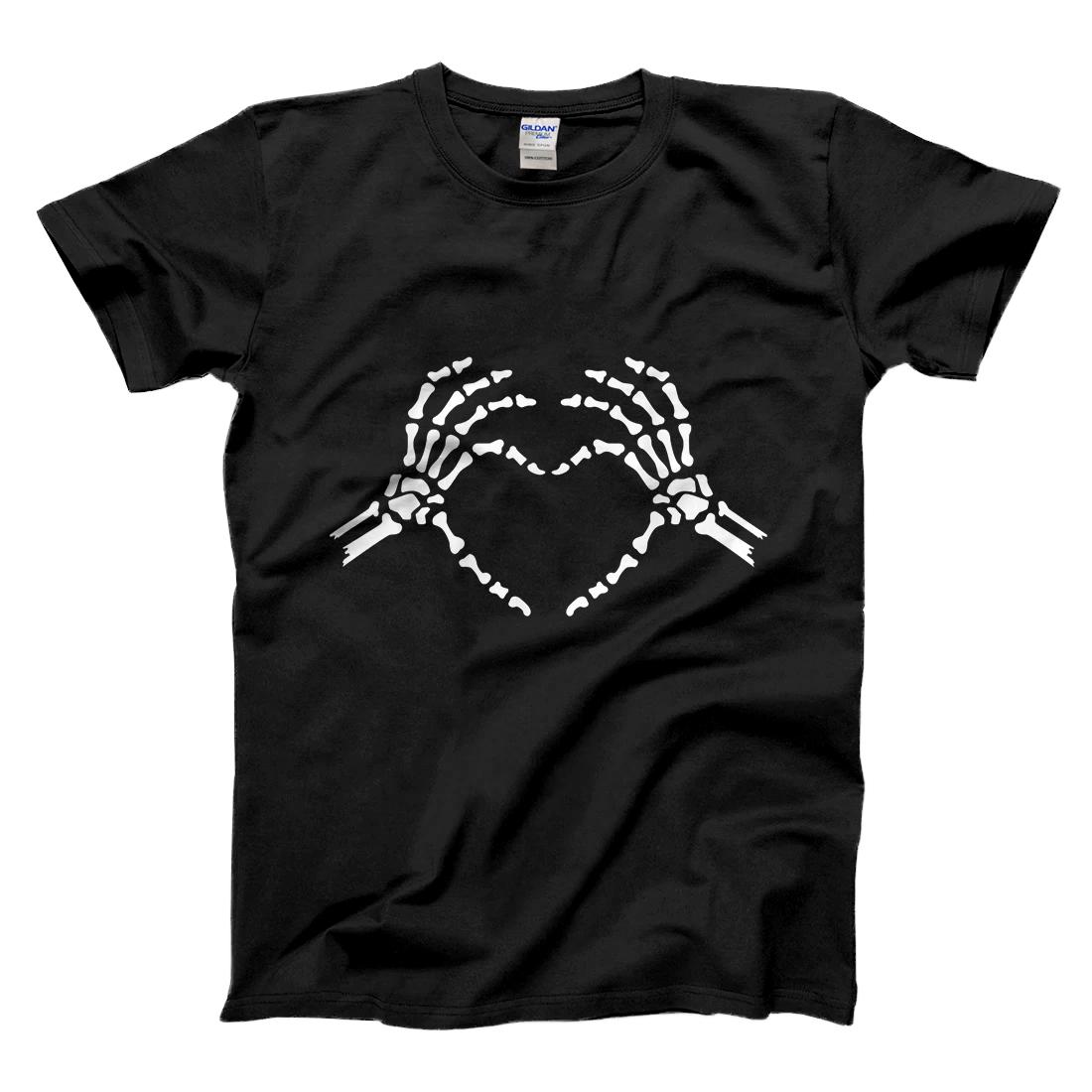 Skeleton Heart T-Shirt - Merlscreations