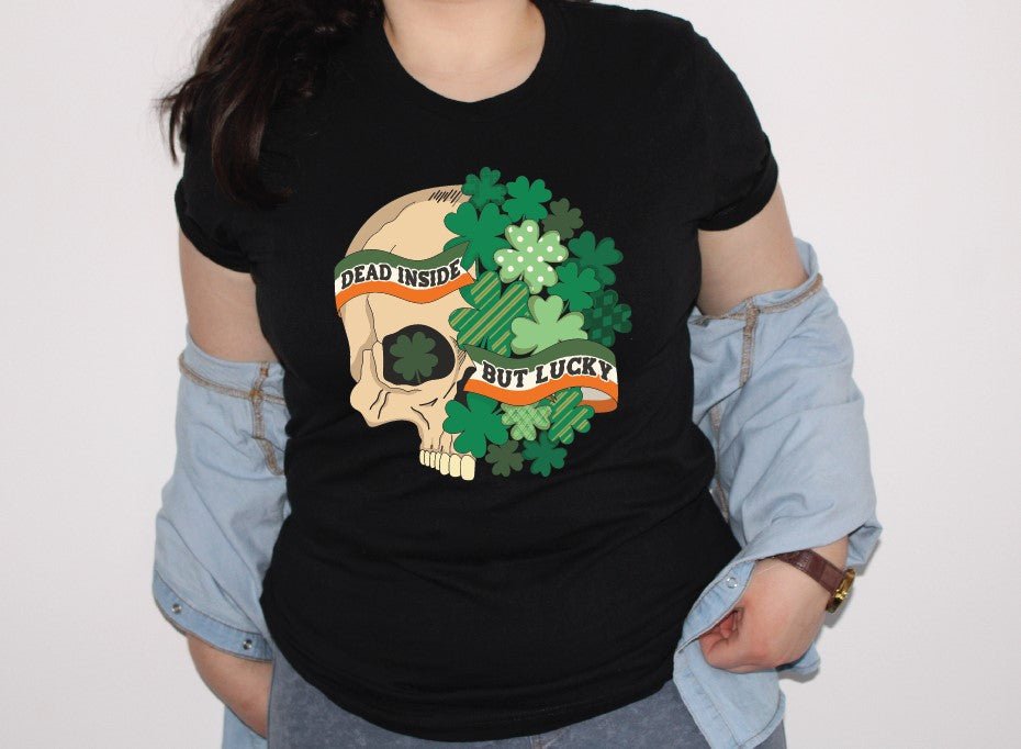 St. Patrick's Day Dead Inside T-shirt - Merlscreations