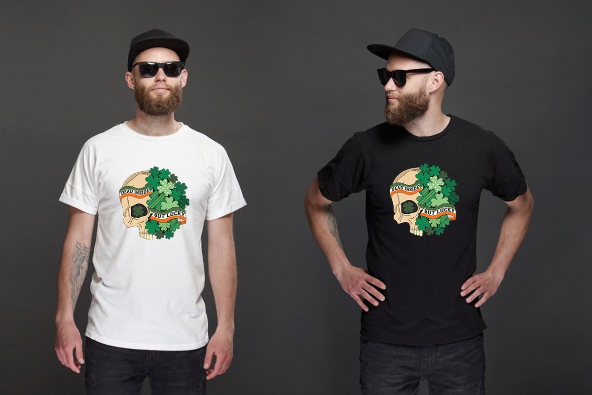 St. Patrick's Day Dead Inside T-shirt - Merlscreations