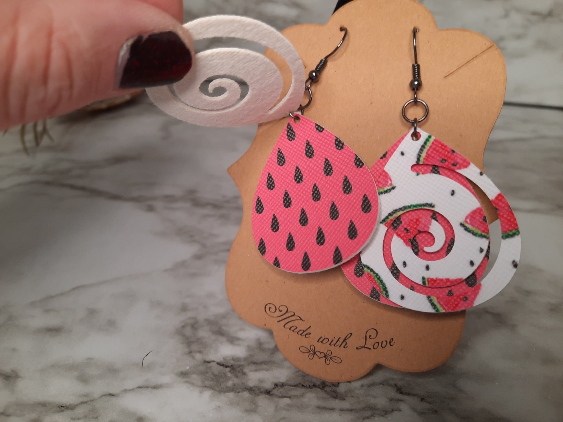 Watermelon Sugar Earrings - Merlscreations