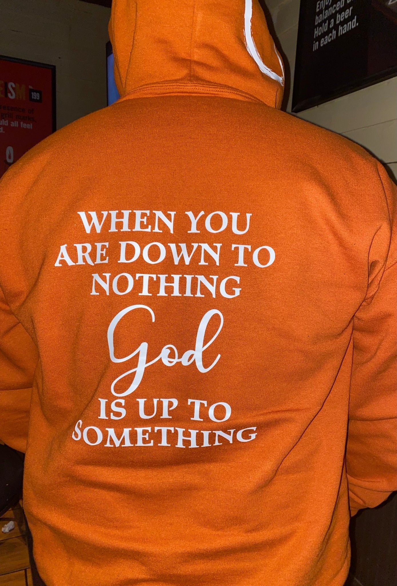 When your down to nothing Hoodie - Merlscreations